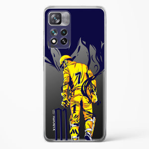 MS Dhoni Greatest Finisher Crystal Clear Transparent Case-(Xiaomi)