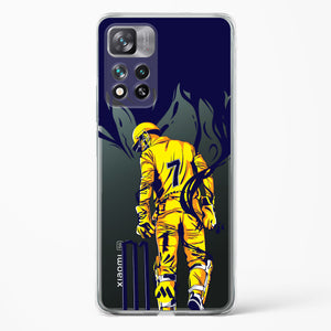 MS Dhoni Greatest Finisher Crystal Clear Transparent Case-(Xiaomi)