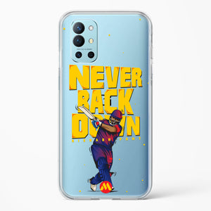 Rishabh Pant Never Back Down Crystal Clear Transparent Case (OnePlus)