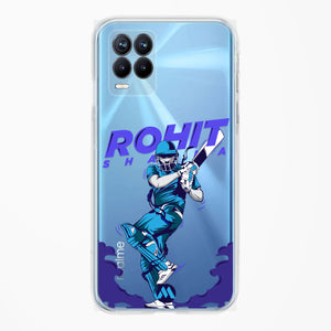 Rohit Hitman Sharma Crystal Clear Transparent Case-(Realme)
