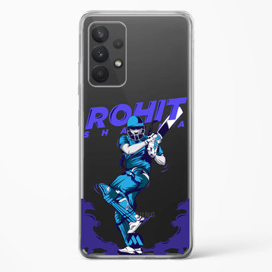 Rohit Hitman Sharma Crystal Clear Transparent Case-(Samsung)