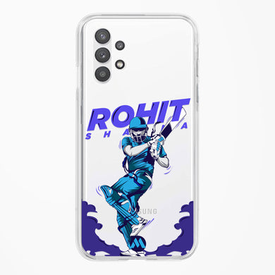 Rohit Hitman Sharma Crystal Clear Transparent Case-(Samsung)