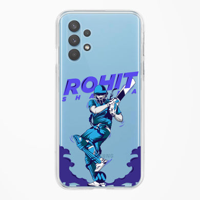 Rohit Hitman Sharma Crystal Clear Transparent Case-(Samsung)