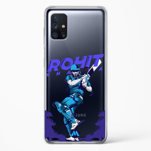 Rohit Hitman Sharma Crystal Clear Transparent Case-(Samsung)