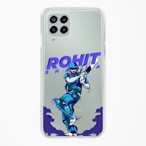 Rohit Hitman Sharma Crystal Clear Transparent Case-(Samsung)