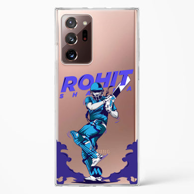Rohit Hitman Sharma Crystal Clear Transparent Case-(Samsung)