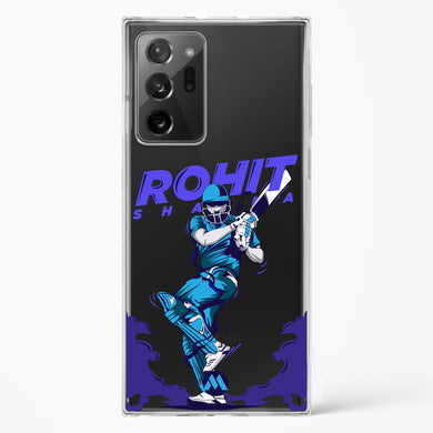 Rohit Hitman Sharma Crystal Clear Transparent Case-(Samsung)