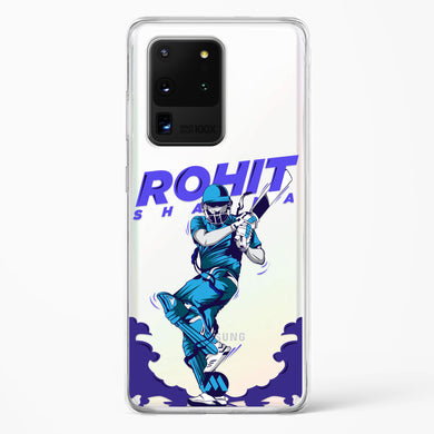 Rohit Hitman Sharma Crystal Clear Transparent Case-(Samsung)
