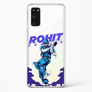 Rohit Hitman Sharma Crystal Clear Transparent Case-(Samsung)