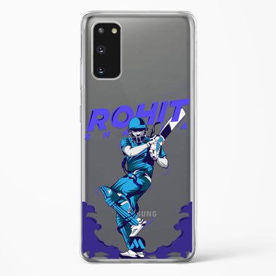 Rohit Hitman Sharma Crystal Clear Transparent Case-(Samsung)