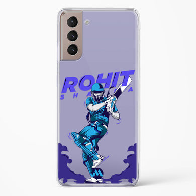 Rohit Hitman Sharma Crystal Clear Transparent Case-(Samsung)