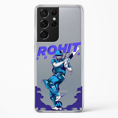 Rohit Hitman Sharma Crystal Clear Transparent Case-(Samsung)
