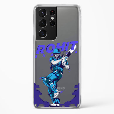 Rohit Hitman Sharma Crystal Clear Transparent Case-(Samsung)