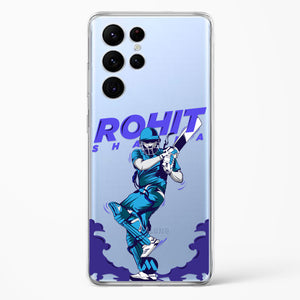 Rohit Hitman Sharma Crystal Clear Transparent Case-(Samsung)