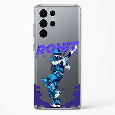 Rohit Hitman Sharma Crystal Clear Transparent Case-(Samsung)