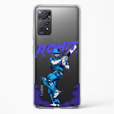 Rohit Hitman Sharma Crystal Clear Transparent Case-(Xiaomi)