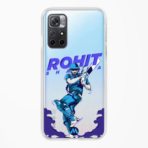 Rohit Hitman Sharma Crystal Clear Transparent Case-(Xiaomi)