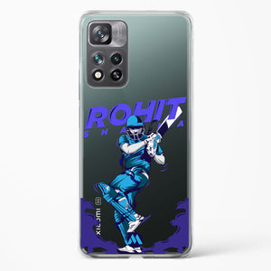 Rohit Hitman Sharma Crystal Clear Transparent Case-(Xiaomi)