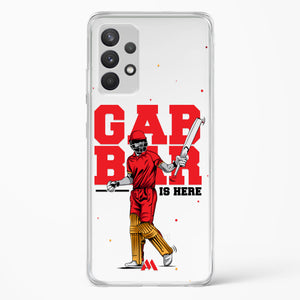 Shikhar Dhawan Crystal Clear Transparent Case-(Samsung)