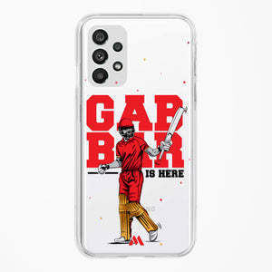 Shikhar Dhawan Crystal Clear Transparent Case-(Samsung)