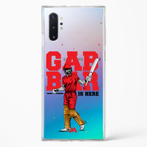 Shikhar Dhawan Crystal Clear Transparent Case-(Samsung)