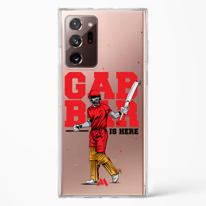 Shikhar Dhawan Crystal Clear Transparent Case-(Samsung)