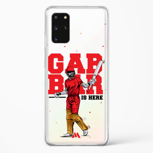 Shikhar Dhawan Crystal Clear Transparent Case-(Samsung)