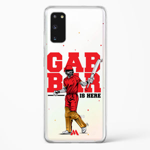 Shikhar Dhawan Crystal Clear Transparent Case-(Samsung)