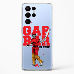 Shikhar Dhawan Crystal Clear Transparent Case-(Samsung)