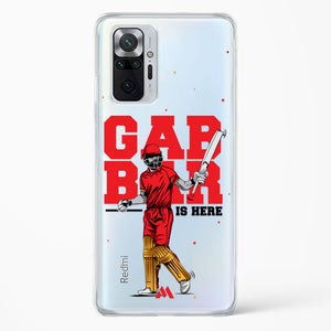 Shikhar Dhawan Crystal Clear Transparent Case-(Xiaomi)