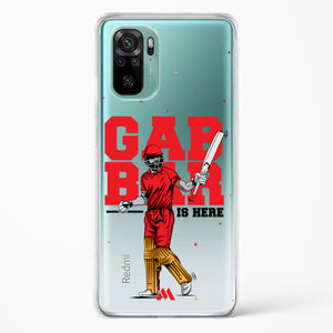 Shikhar Dhawan Crystal Clear Transparent Case-(Xiaomi)