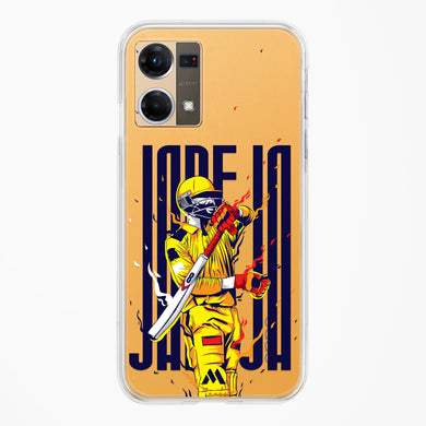 Sir Ravindra Jadeja Crystal Clear Transparent Case-(Oppo)