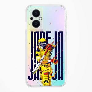 Sir Ravindra Jadeja Crystal Clear Transparent Case-(Oppo)