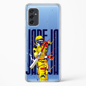 Sir Ravindra Jadeja Crystal Clear Transparent Case-(Samsung)