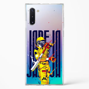 Sir Ravindra Jadeja Crystal Clear Transparent Case-(Samsung)