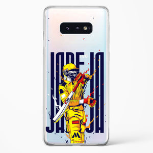 Sir Ravindra Jadeja Crystal Clear Transparent Case-(Samsung)