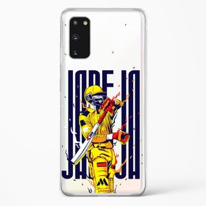 Sir Ravindra Jadeja Crystal Clear Transparent Case-(Samsung)