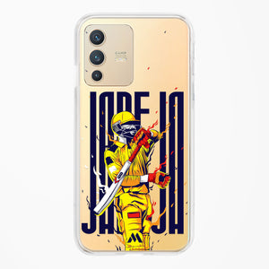 Sir Ravindra Jadeja Crystal Clear Transparent Case-(Vivo)