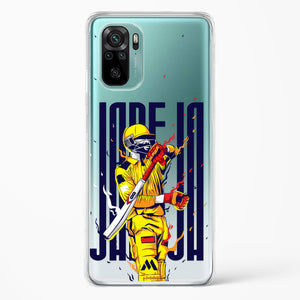 Sir Ravindra Jadeja Crystal Clear Transparent Case-(Xiaomi)