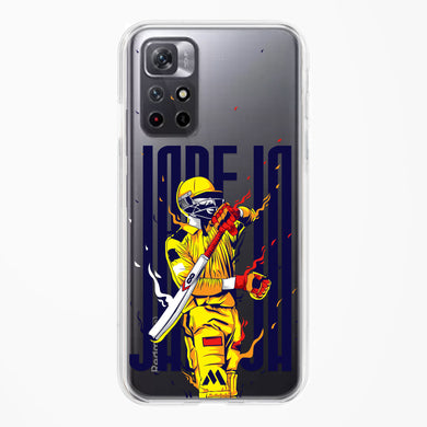 Sir Ravindra Jadeja Crystal Clear Transparent Case-(Xiaomi)