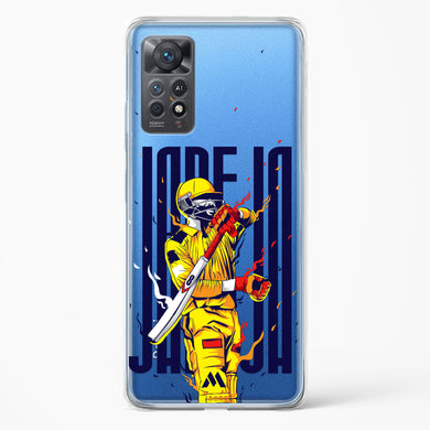 Sir Ravindra Jadeja Crystal Clear Transparent Case-(Xiaomi)
