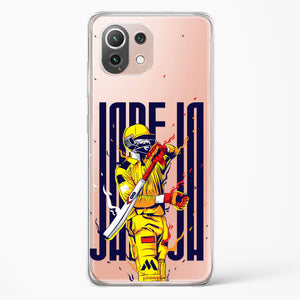 Sir Ravindra Jadeja Crystal Clear Transparent Case-(Xiaomi)