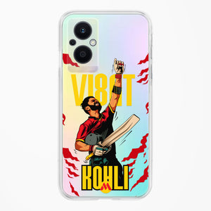 Virat King Kohli Crystal Clear Transparent Case-(Oppo)