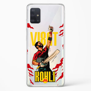 Virat King Kohli Crystal Clear Transparent Case-(Samsung)