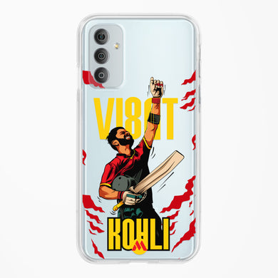 Virat King Kohli Crystal Clear Transparent Case-(Samsung)