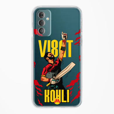 Virat King Kohli Crystal Clear Transparent Case-(Samsung)