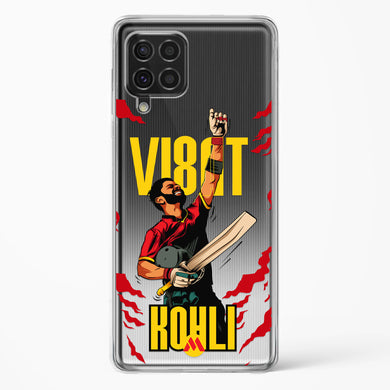 Virat King Kohli Crystal Clear Transparent Case-(Samsung)