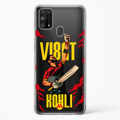 Virat King Kohli Crystal Clear Transparent Case-(Samsung)