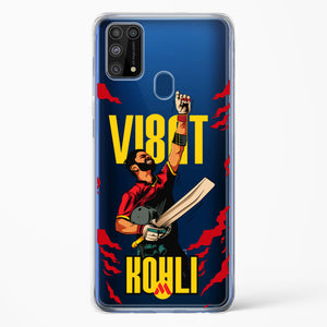 Virat King Kohli Crystal Clear Transparent Case-(Samsung)