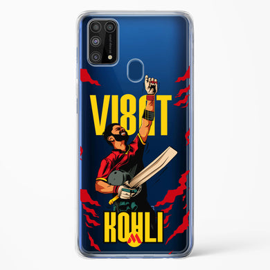 Virat King Kohli Crystal Clear Transparent Case-(Samsung)
